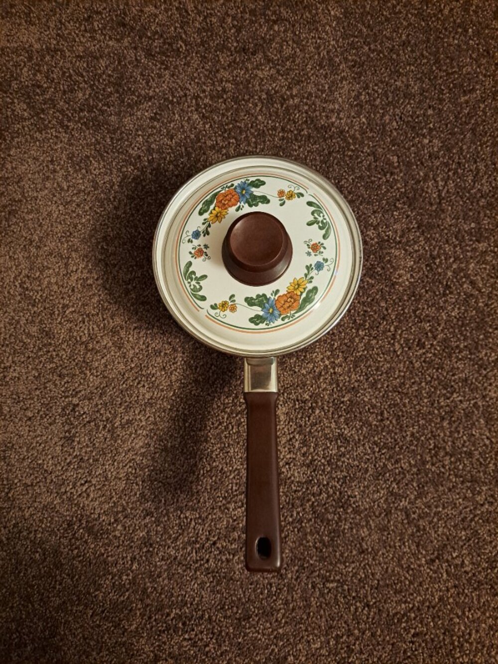 Villeroy & Boch vintage enamel saucepan featuring iconic "Alt Amsterdam" pattern - Picture 2 of 14